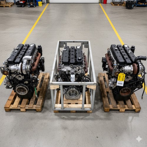 Comparing rebuild, new, and used truck engine Calgary options side by side