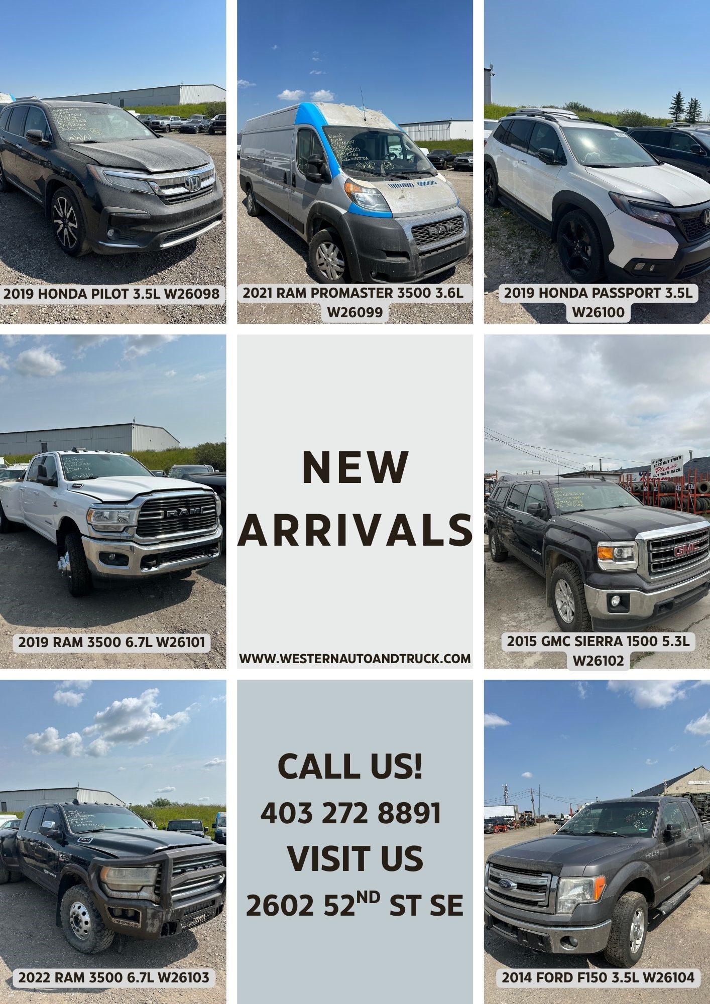 Western Auto Parts New Arrivals August 20, 2026